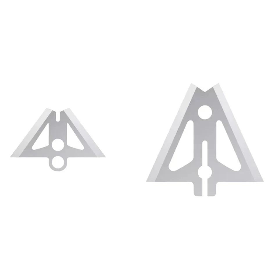 Paquete de 4 cuchillas de repuesto Slick Trick de 1 1/16" de diámetro de corte STVTXBL cabeza ancha Foto 1 de 1