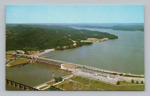 Postkarte Luftaufnahme Chickamauga Dam & Lake Chattanooga Tennessee - Bild 1 von 2