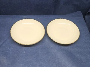 Vintage 1960's Lenox Fine China "Laurent" Set/2 Coupe Soup Bowls USA EUC  - Picture 1 of 6