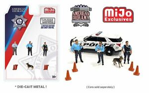 American Diorama Set 1/64 Figurines Metropolitan Police   (NG120)