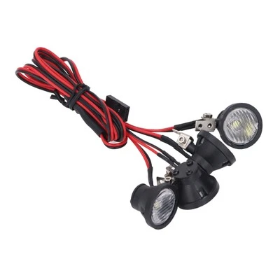 Weißes Licht RC Auto LED Licht 4LED Scheinwerfer Hohe Helligkeit Runde Vorde FS - Bild 1 von 4