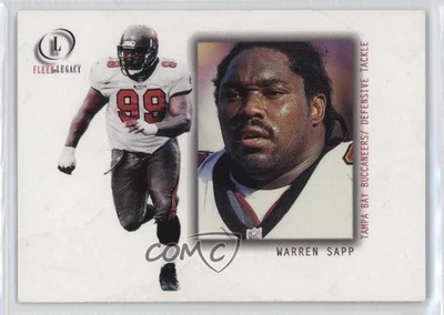 2001 Fleer Legacy Warren Sapp #41 HOF - Image 1 of 2
