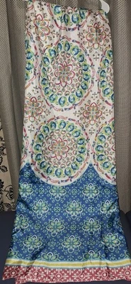 Cortina de Ducha Con Ganchos Nuevos Estampado Mandala Colores Divertidos Vibrantes  Foto 1 de 3