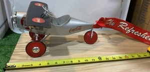 Coca Cola advertising plane Die Cast 14”x9.5”x5.25” Limited Edition RARE N-1930 - Picture 1 of 16