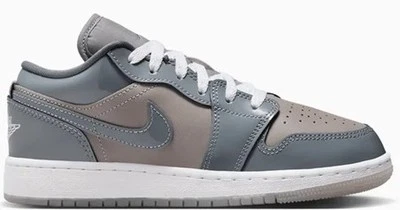 Big Kid's Jordan 1 Low SE Medium Grey/Cool Grey-White (HF3188 011) - Image 1 of 4