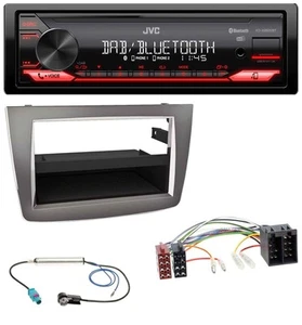 JVC Bluetooth USB DAB MP3 Autoradio für Alfa Romeo MiTo 955 08-14 ISO dunkelsilb - Bild 1 von 8
