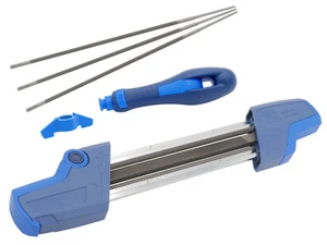 Pilnik KOŃ okrągły zeszyt pilników Wskaźnik ostrzenia Piły łańcuchowe Zestaw Uniwersalne ostrzenie - Zdjęcie 1 z 41