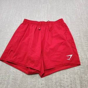 Gymshark Arrival Shorts Herren klein 5" rot Laufen Gewichtheben Training Fitnessstudio  - Bild 1 von 7