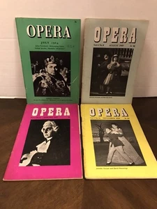 Opera Magazine from the UK 1951 ~ 1954 ~ 1955 ~ 1964 London News - Picture 1 of 3