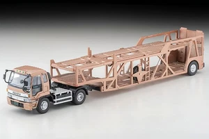 Tomica LV-N225c 1/64 Isuzu 810EX Car Transporter Brown Metallic Model Car - Picture 1 of 10