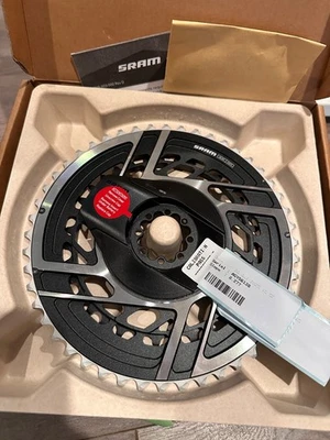 SRAM Red AXS Quarq 48/35 Tooth 12-Speed Power Meter Chainring Set -take off - Image 1 of 3