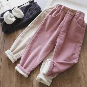 Harem Pants Winter Cotton Kids Outwear pants Boys Girls Casual Warm Loose Pants - Picture 1 of 42