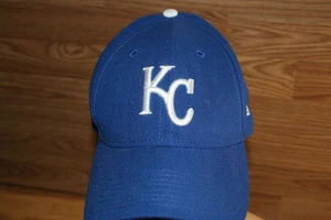 new era 9Forty KC Royals baseball cap Blue with WHITE embroidery accents - Picture 1 of 12