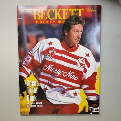 Beckett Hockey Monthly Wayne Gretzky Cover: Feb. 1995, Issue 52 - Image 1 of 4