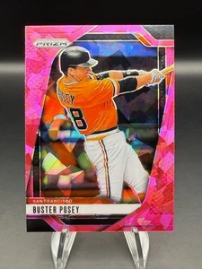2025 Panini Prizm Baseball - Buster Posey Pink Ice Prizm #255 Giants - Bild 1 von 3
