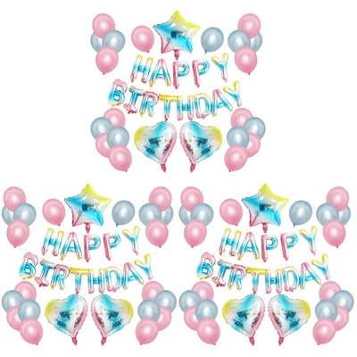  3 PCS Herz Luftballons Geburtstagsballon Party Deko Modellierballons - Bild 1 von 4