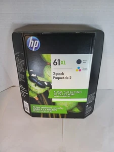 HP 61XL Black & Color Ink Cartridges 2-Pack - GENUINE - Picture 1 of 3