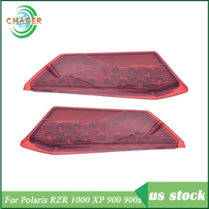 Pair Red LED Tail lights For Polaris RZR 1000 XP 900 900s Tubro UTV - Picture 1 of 7