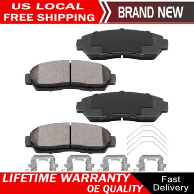 4 pastillas de freno delanteras de cerámica para Honda Odyssey 2005-2017 2007-2016 CR-V D1521 Foto 1 de 4