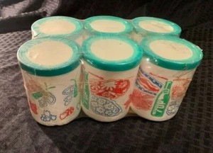 Set of 6 7UP SOFT DRINK VINTAGE CAN HOLDER Foam Thermo Coasters NEW Butterflies - Picture 1 of 6