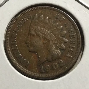 Centavo cabeza india 1902. EF+ DETALLES. INV#2026 - Imagen 1 de 4