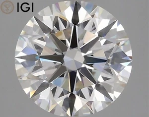 2.80 CT CVD Lab Grown Round Solitaire Diamond IGI Certified G Color VVS2 Clarity - Picture 1 of 8
