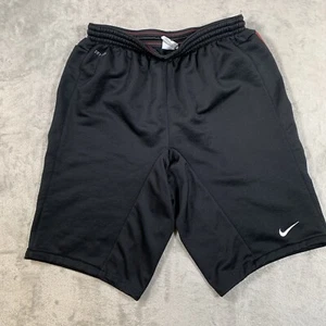 Nike Shorts Mens Medium Black Tiempo Dri Fit Y2K Brief Lining Pro Football - Picture 1 of 12