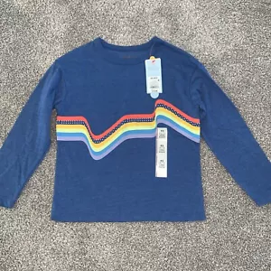 NWT Boys Cat & Jack Long Sleeve Tee T Shirt Size XS 4/5 - Picture 1 of 1