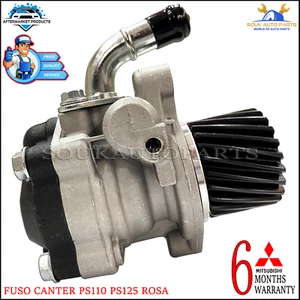 MC093701 BOMBA DE DIRECCIÓN ASISTIDA PARA MITSUBISHI 4D33 FUSO CANTER ROSA - Imagen 1 de 5