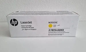 Cartouche de toner jaune LaserJet HP W2032XC d'origine NEUVE - Photo 1/4