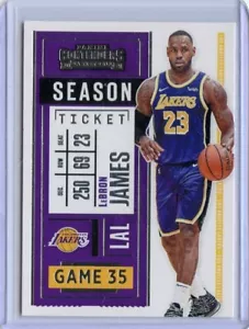 Panini Contenders BB Lebron James Los Angeles Lakers #81 2020-21 ⭐️💥🎯 Como nuevo - Imagen 1 de 2