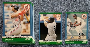1991 Score Rising Stars Complete 100 Card Set Thomas Sanders NM-MT - Picture 1 of 1