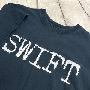 Camicia Taylor Swift Fearless nera media vintage rara - Foto 1 di 9