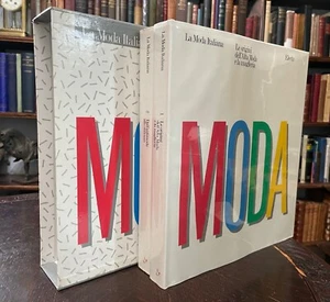 LA MODA ITALIANA - 1st 1987, 2 Vols - ITALIAN FASHION STYLE COUTURE 20th Century - Imagen 1 de 16