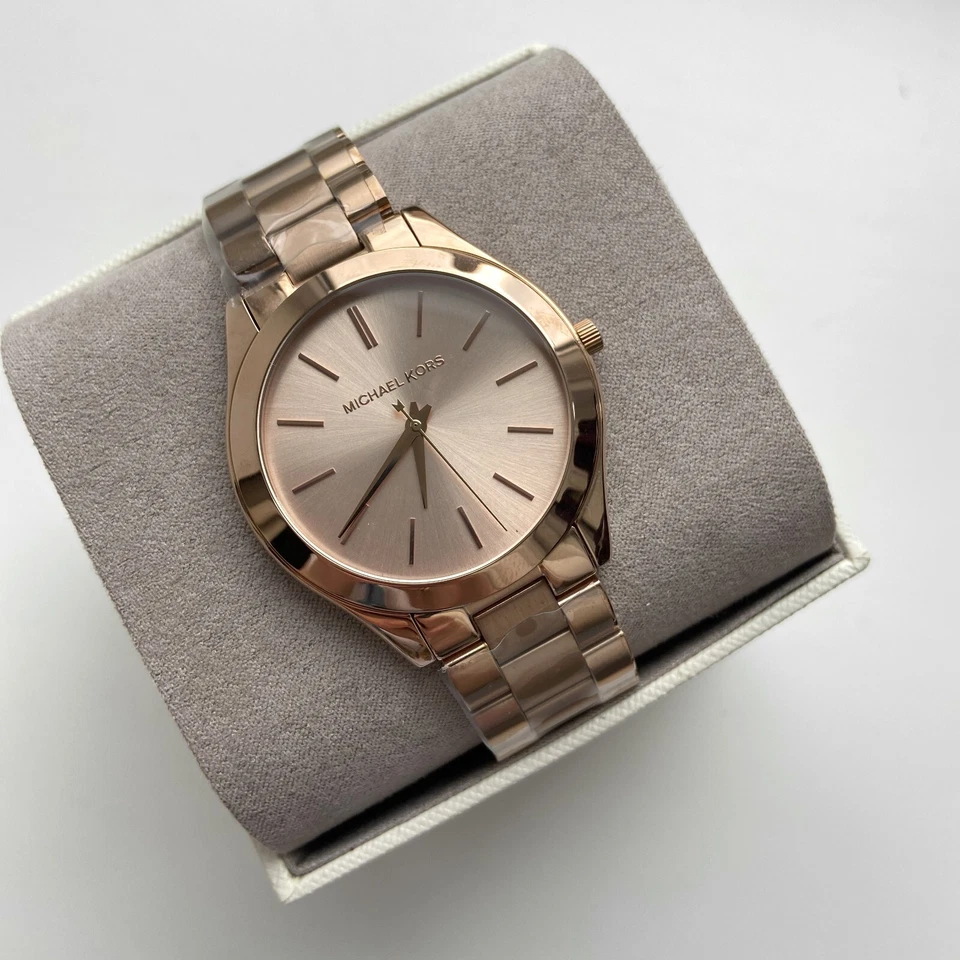 Michael Kors Runway MK3197 Womens Rose Stainless Steel Analog Quartz Watch Fr127