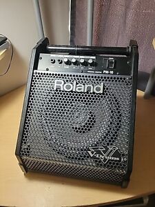 Roland PM-10 V-Drum Speaker System /Speaker Amp Amplifier #1S9