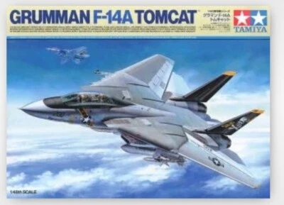 Tamiya 1:48 n.114 Grumman F-14A Tomcat Plastic Model Kit - Immagine 1 di 4