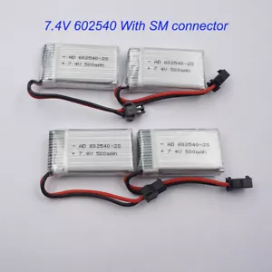 Batería Lipo Li de Polímero 7.4V 500mAh 25C 602540 Para Drone SYMA X5SC X5SW X5HC RC - Imagen 1 de 8