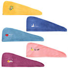 Women Soft Microfiber Towels Shower Cap Towel Bath Hats for Women Dry Hair C G❤D