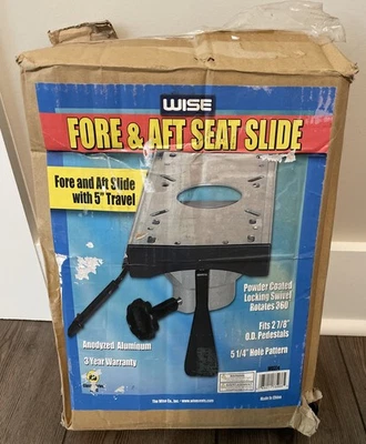 Deslizable de asiento delantero y trasero Wise WD374 con montaje de asiento de bloqueo, para asiento de 2 7/8" Foto 1 de 4