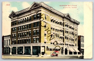 Barns Building Wichita, Kansas C1911 DVB Postcard - Picture 1 of 2