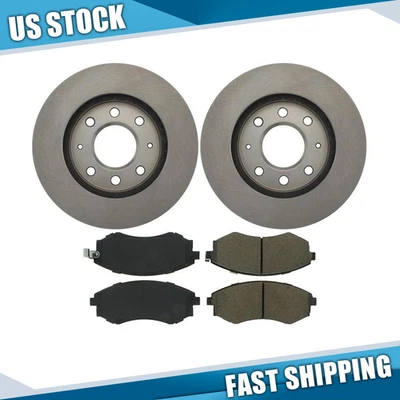 Kit de rotores de freno delanteros + pastillas de freno para Hyundai Elantra 1998 1999 2000 - 2006 Foto 1 de 4