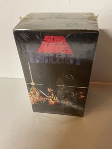STAR WARS VHS TRILOGY (1990, BOX SET) TAPES SEALED NEW ORIGINAL VERSION - Picture 1 of 11