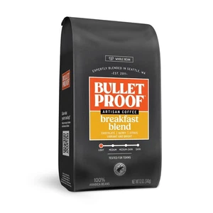 Bulletproof Breakfast Blend Light Roast Whole Bean 12 Ounce (Pack of 1)  - Picture 1 of 8
