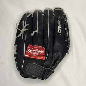 Rawlings Silverback SB40 Black Softball Glove 14" outfield RHT - Picture 1 of 10