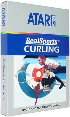 RealSports Curling - Original Atari 5200 Homebrew Game - New in Box! - Image 1 of 4