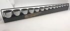 Vtg Craftsman 1/2? Drive 7/16-1 1/4 SAE Socket Set W/Metal Tray -V- Series 15Pcs