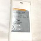 New Clear Shower Curtain Liner Anti-Bacterial PEVA 71x71 Water Repellent Target
