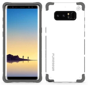 PureGear Arctique Blanc Dualtek Robuste Étui Coque pour Samsung Galaxy Note 8 - Photo 1 sur 4