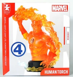 Human Torch 1:6 Scale Resin Bust Diamond Select Toys Limited #120/2,000 (2023) - Picture 1 of 10